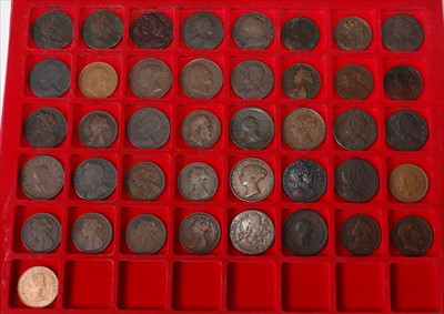 Lot 150 - Great Britain, a large collection of copper half pennies