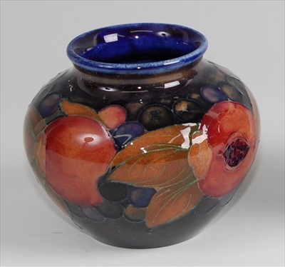 Lot 15 - A Moorcroft pottery miniature shouldered squat...