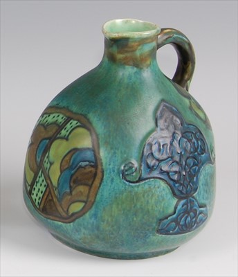 Lot 31 - Clews & Co - a 1930s Chameleon-ware pottery...