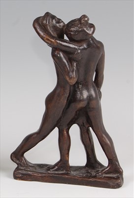 Lot 212 - After Aristide Maillol (1861-1944) - Embracing...
