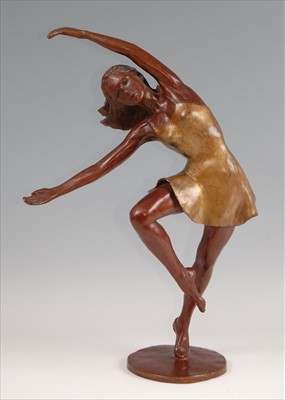 Lot 213 - Modern British School - a large bronze figure...