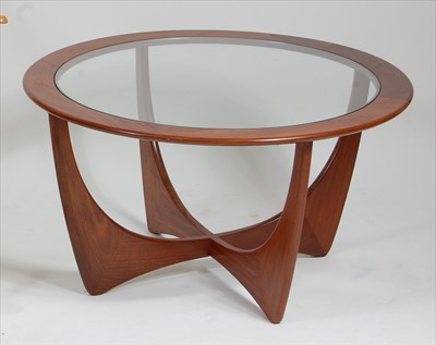 Lot 402 - A 1960s G-Plan teak circular 'Astro' coffee...