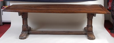 Lot 1287 - An oak refectory table in the 17th century...