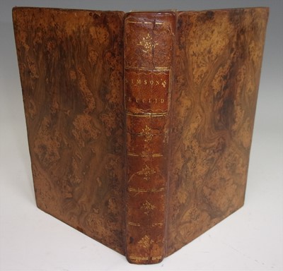 Lot 1007 - SIMSON, Robert. Elements of Euclid viz, the...