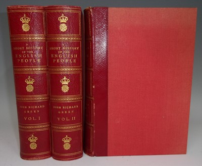 Lot 1017 - GREEN, J.R. A Short History of the English...