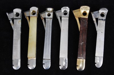 Lot 312 - A continental steel cigar cutter, having...