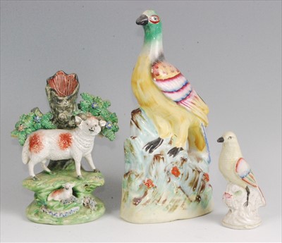 Lot 1119 - An early 19th century Walton pearlware spill...