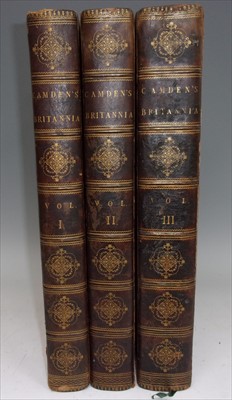 Lot 1042 - CAMDEN, William, Britannica: or a...