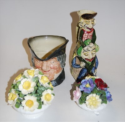Lot 8 - A Royal Doulton character jug Parson Brown;...