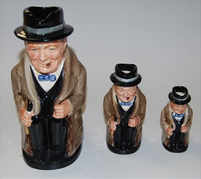 Lot 12 - A graduated set of three Royal Doulton...