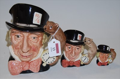 Lot 13 - A graduated set of three Royal Doulton...