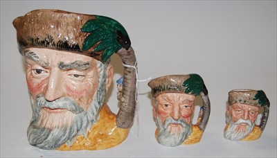 Lot 14 - A graduated set of three Royal Doulton...