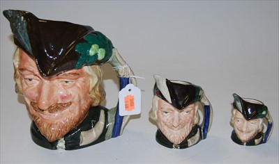 Lot 20 - A graduated set of three Royal Doulton...
