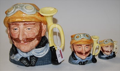 Lot 22 - A graduated set of three Royal Doulton...