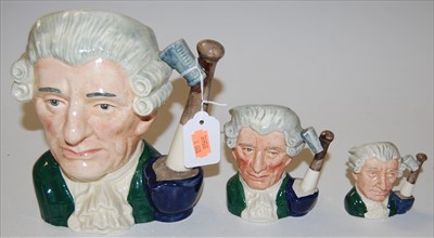 Lot 23 - A graduated set of three Royal Doulton...