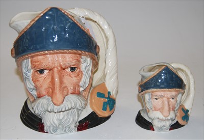 Lot 24 - A pair of graduated Royal Doulton character...