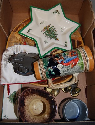 Lot 48 - A box of miscellaneous china, to include a...