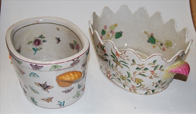 Lot 70 - A large Chinese style stoneware bowl, of squat...