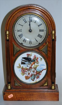 Lot 39 - A late 19th century continental walnut cased...