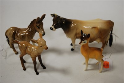 Lot 169 - A Beswick figure of a Jersey cow, CH Newton...