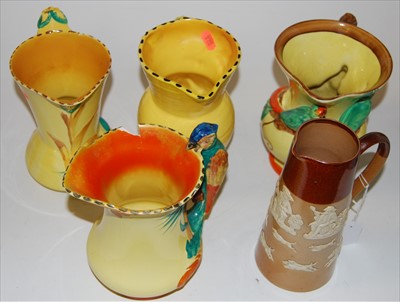 Lot 239 - A late Victorian Doulton Lambeth salt glazed...
