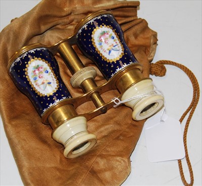 Lot 260 - A pair of late 19th century gilt brass ivory...