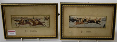 Lot 155 - A pair of Victorian woven silk Stevengraphs...