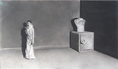 Lot 1001 - Sam Sturis (b.1971) - Chest 2004, charcoal on...