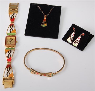 Lot 163 - A contemporary Clarice Cliff Divinely Deco...