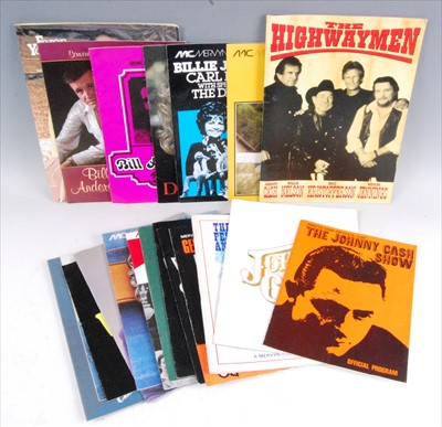 Lot 526 - A collection of Country and Western souvenir programmes to include