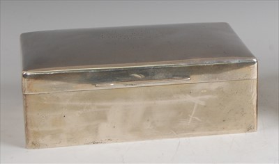Lot 141 - A large early 20th century silver table top...