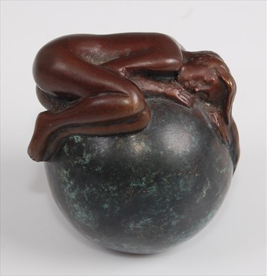 Lot 228 - Jonathan Wylder (b.1957) - Nude on a Sphere...