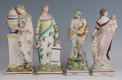 Lot 1104 - An early 19th century Staffordshire pearlware...
