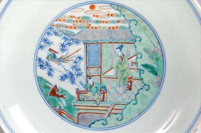 Lot 1338 - A pair of 18th century Chinese famille verte...