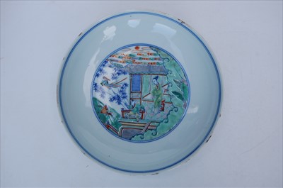 Lot 1338 - A pair of 18th century Chinese famille verte...