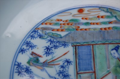 Lot 1338 - A pair of 18th century Chinese famille verte...