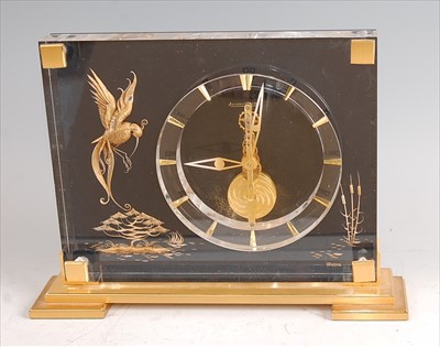 Lot 186 - A Jaeger LeCoultre perspex Aquarium mantel...