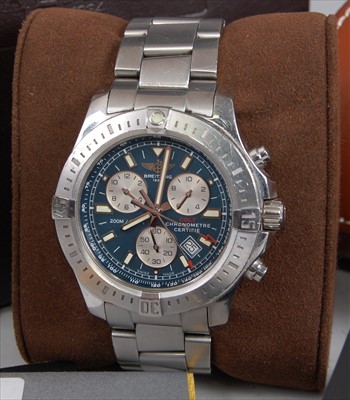 Lot 1271 - A gent's Breitling steel cased Colt...