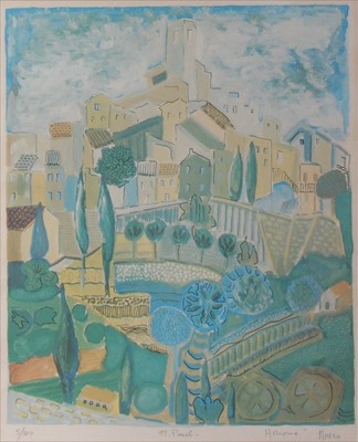 Lot 309 - René Arnoux (French) - St Paul, lithograph...