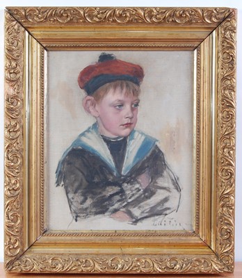 Lot 1004 - Circa 1900 French school - Half-length...