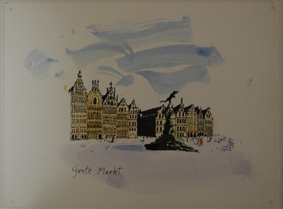 Lot 1074 - John Sergeant (1937-2010) - Grote Markt, ink...