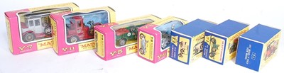 Lot 541 - Seven various boxed Matchbox Models of...