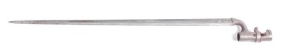 Lot 117 - A British 1853 pattern socket bayonet