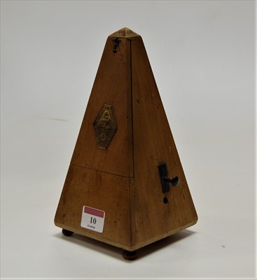 Lot 10 - A mid 20th century French walnut cased...