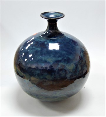 Lot 19 - A large 20th century studio pottery vase of...
