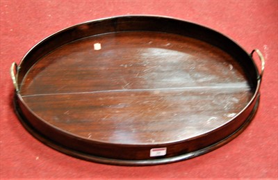 Lot 26 - An early 20th century mahogany twin handled...
