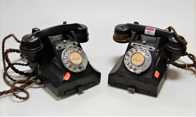 Lot 32 - An early 20th century black bakelite cased...