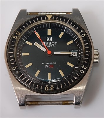 Lot 417 - A gent's steel cased Tissot PR-516 automatic...