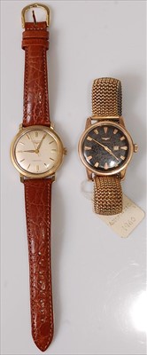 Lot 419 - A gent's Longines gold plated automatic...