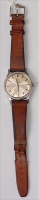 Lot 421 - A gent's steel cased Omega Constellation...
